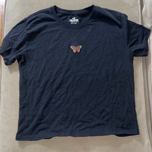 Hollister Butterfly Baby Tee